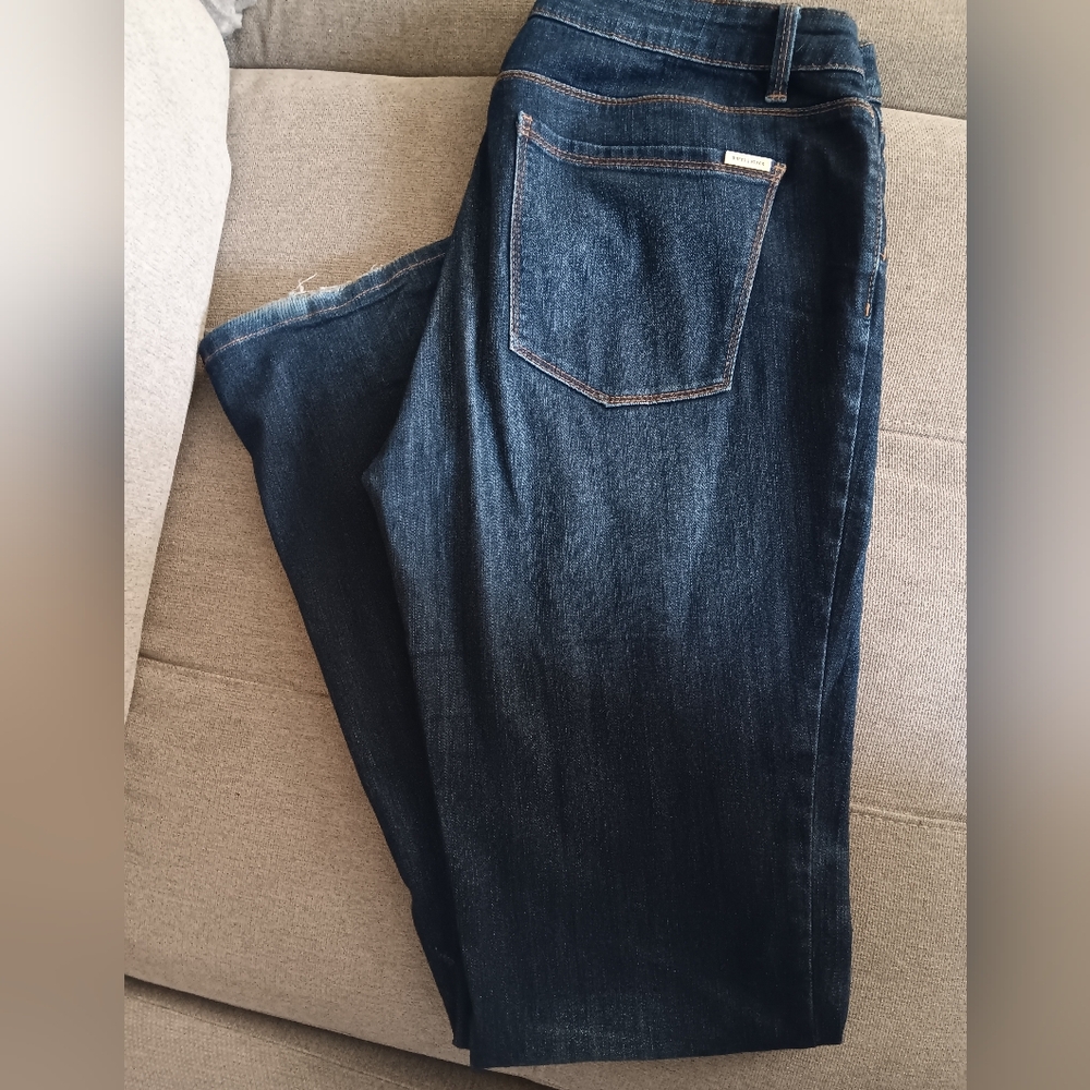 White House Black Market Classic Dark Blue Denim Jeans